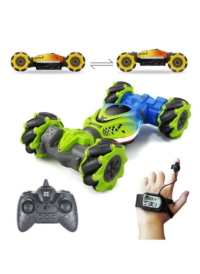 YelaJoy - Toy Remote Control Car Car Hand Control Rc Stunt Car Four Wheel Drive 2.4ghz Remote Control Gesture Sensor Toy Car Drift Twist Car Off-Road With Lights And Music Suitable For Birthday Gifts - Image 1