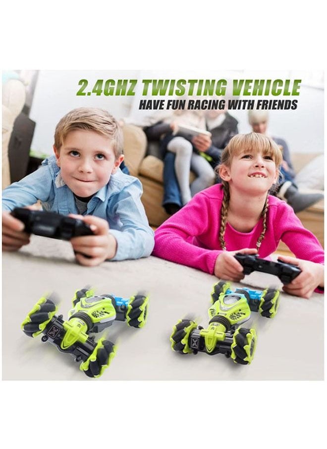 YelaJoy - Toy Remote Control Car Car Hand Control Rc Stunt Car Four Wheel Drive 2.4ghz Remote Control Gesture Sensor Toy Car Drift Twist Car Off-Road With Lights And Music Suitable For Birthday Gifts - Image 1