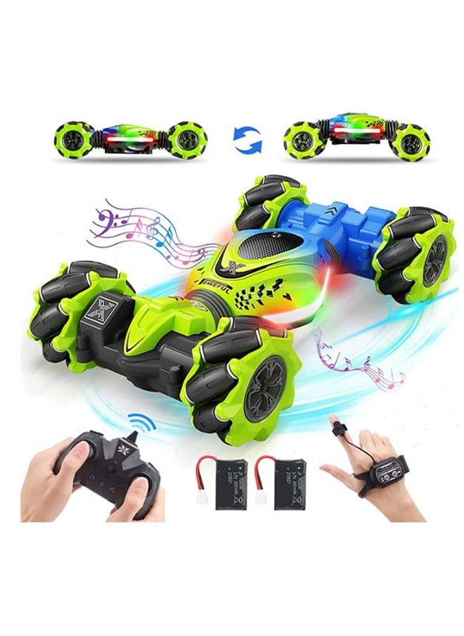 YelaJoy - Toy Remote Control Car Car Hand Control Rc Stunt Car Four Wheel Drive 2.4ghz Remote Control Gesture Sensor Toy Car Drift Twist Car Off-Road With Lights And Music Suitable For Birthday Gifts - Image 1