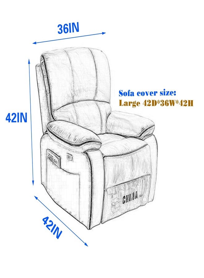 Drihara غطاء كرسي استرخاء بلاستيكي من دريهارا للحيوانات الأليفة | واقي من خدش القطط والكلاب، غطاء أريكة/كنبة شفاف من الفينيل المقاوم للماء، غطاء سميك مقاوم للغبار والخدوش (صغير) - Image 4