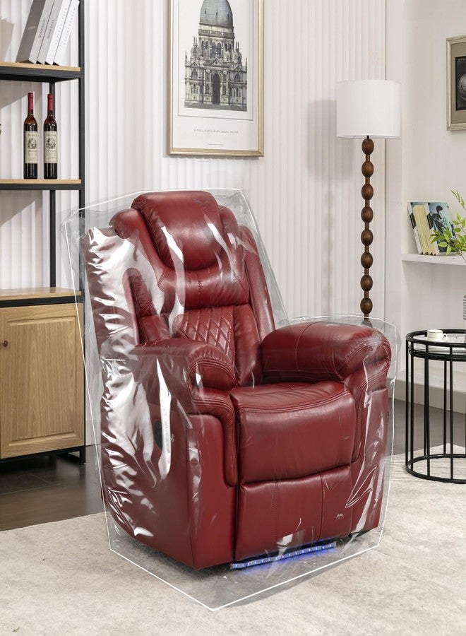 Drihara غطاء كرسي استرخاء بلاستيكي من دريهارا للحيوانات الأليفة | واقي من خدش القطط والكلاب، غطاء أريكة/كنبة شفاف من الفينيل المقاوم للماء، غطاء سميك مقاوم للغبار والخدوش (صغير) - Image 2