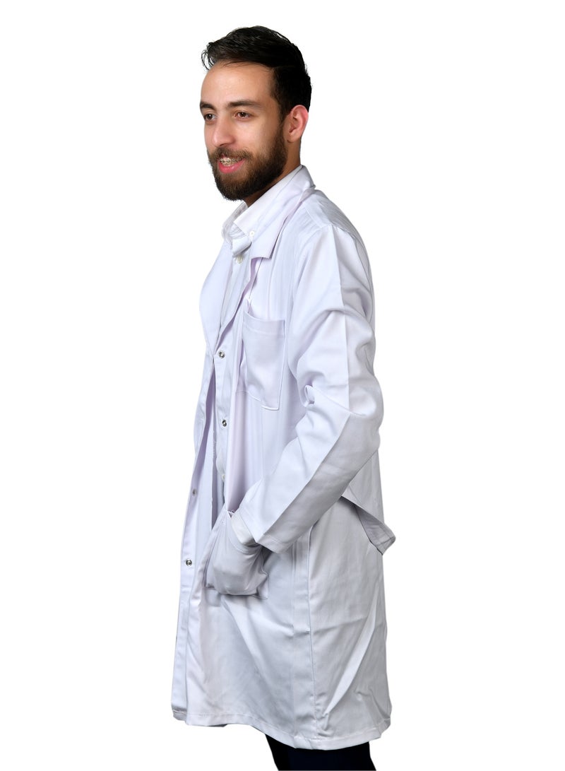 men's medical white coat - Image 2