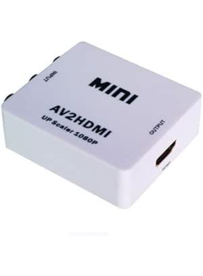Portable AV to HDMI Adapter (White) - Image 2
