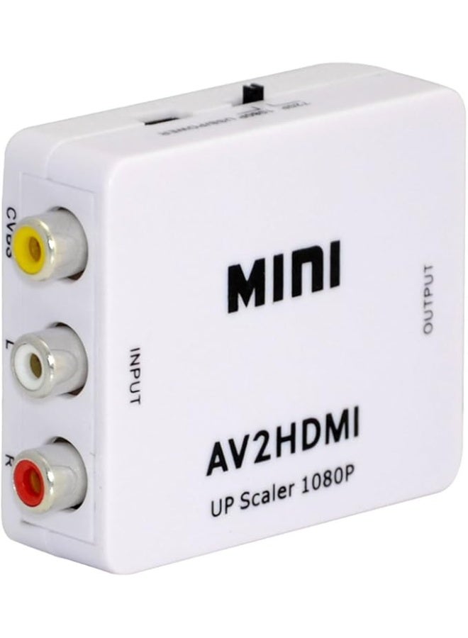 Portable AV to HDMI Adapter (White) - Image 4