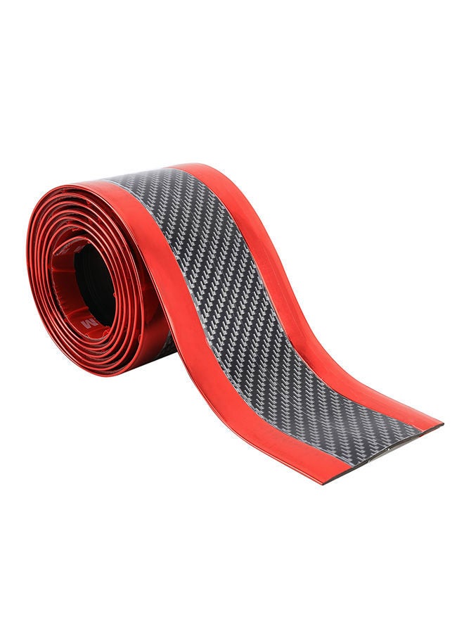 NIBEMINENT Universal Electroplate Carbon Fibre Car Door Threshold Decoration Strip Decorative Sticker