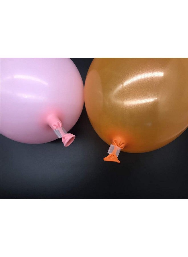 iFlyMars 101 Pieces Of Clear Plastic V Balloon Clips Tie For Sealingwedding Party Christmas Birthday Decoration - Image 5