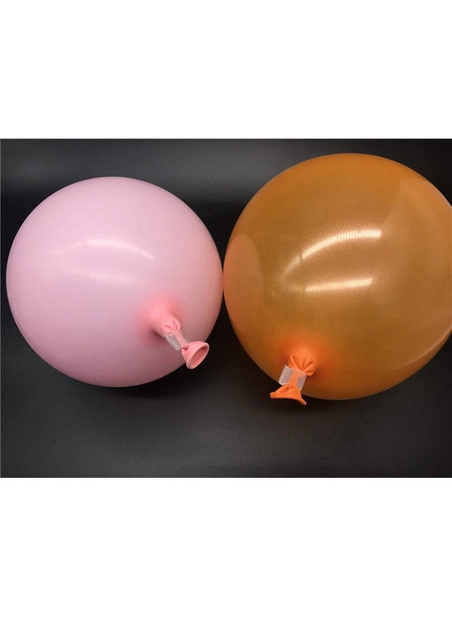 iFlyMars 101 Pieces Of Clear Plastic V Balloon Clips Tie For Sealingwedding Party Christmas Birthday Decoration - Image 3