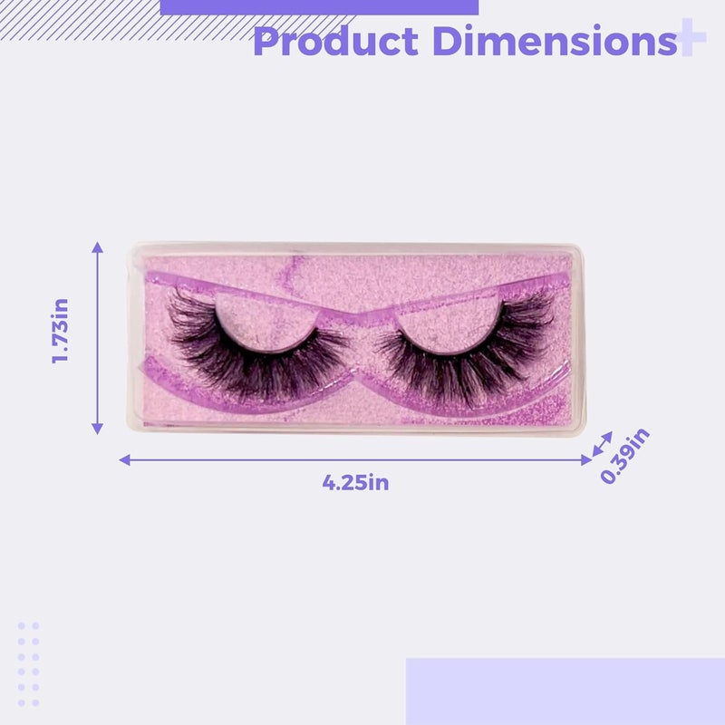 30 Pairs 6D Volume False Eyelashes, Faux Mink For A Natural Look, Individual Storage Design, Available In Gold Blue Silver - Image 2