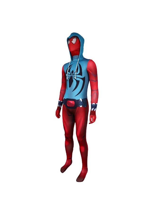 زي هالوين سبايدر مان الأحمر، بدلة ضيقة تحاكي شخصية سبايدر مان - Image 4