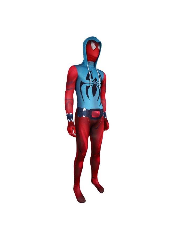 زي هالوين سبايدر مان الأحمر، بدلة ضيقة تحاكي شخصية سبايدر مان - Image 5
