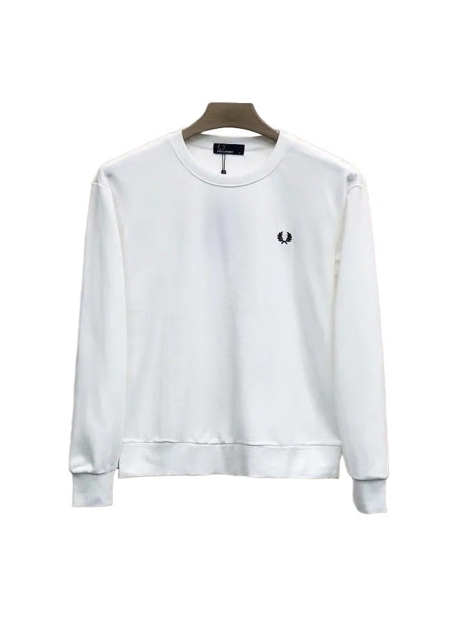 Fred Perry British gentleman style round neck cotton pullover - Image 3