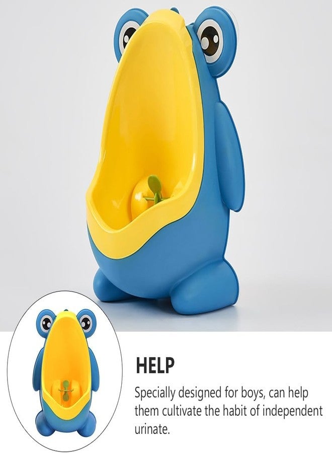 SARVANGAH Children's Urinal for Boy Standing Potty Training, Portable Wall Pee Trainer Urinal for Baby Boys Kids Toddler(Blue-Yellow). - Image 5
