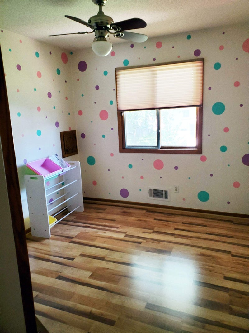Create-A-Mural Pastel Polka Dot Wall Decals -Girls Room Decor Stickers Living Room Bedroom, Bathroom, Playroom, Baby Nursery Toddler to Teen DIY Decoration (Pastel) - Image 2
