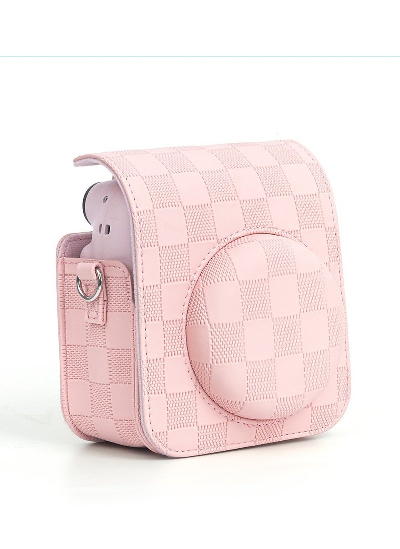 Generic Instant Camera Case Bag With Strap For Fujifilm Instax Mini 12 Pink  - Image 2
