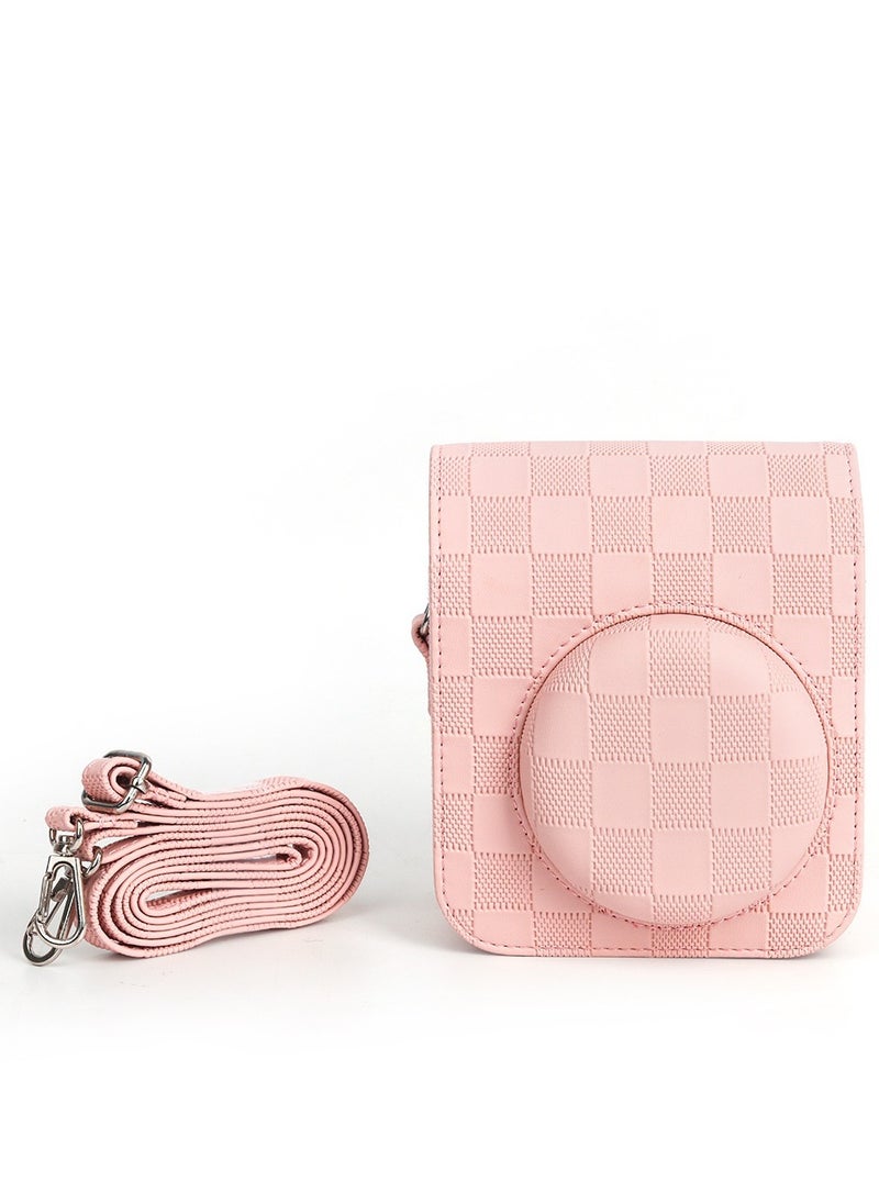 Generic Instant Camera Case Bag With Strap For Fujifilm Instax Mini 12 Pink  - Image 5