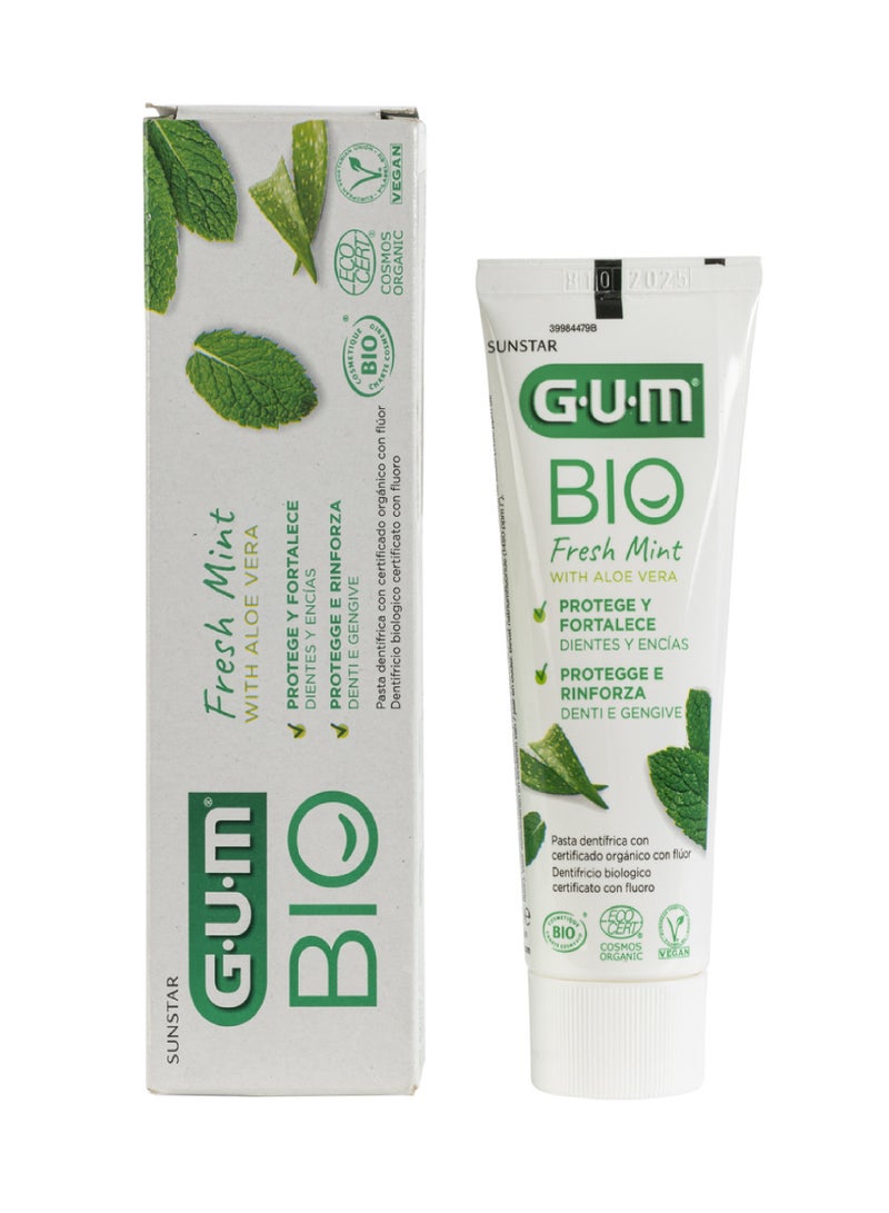 Gum معجون أسنان جوم بايو فريش بالنعناع مع الألوفيرا 75 مل