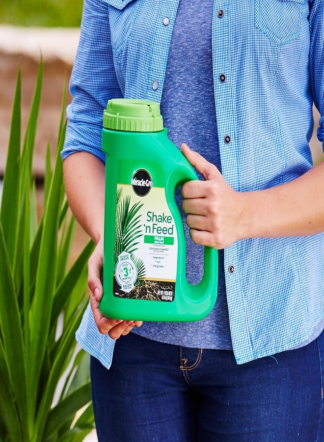 ميركل-جرو سماد Miracle-Gro Shake 'N Feed لنباتات النخيل، 4.5 رطل، يكفي حتى عمر 3 أشهر - Image 3