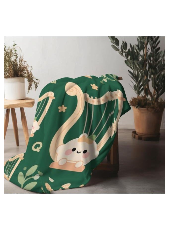 general Flannel thin blanket (warm and comfortable, suitable for sleep, gaming, dust removal and sandproof) 150cm*200cm - 1136 - Image 1