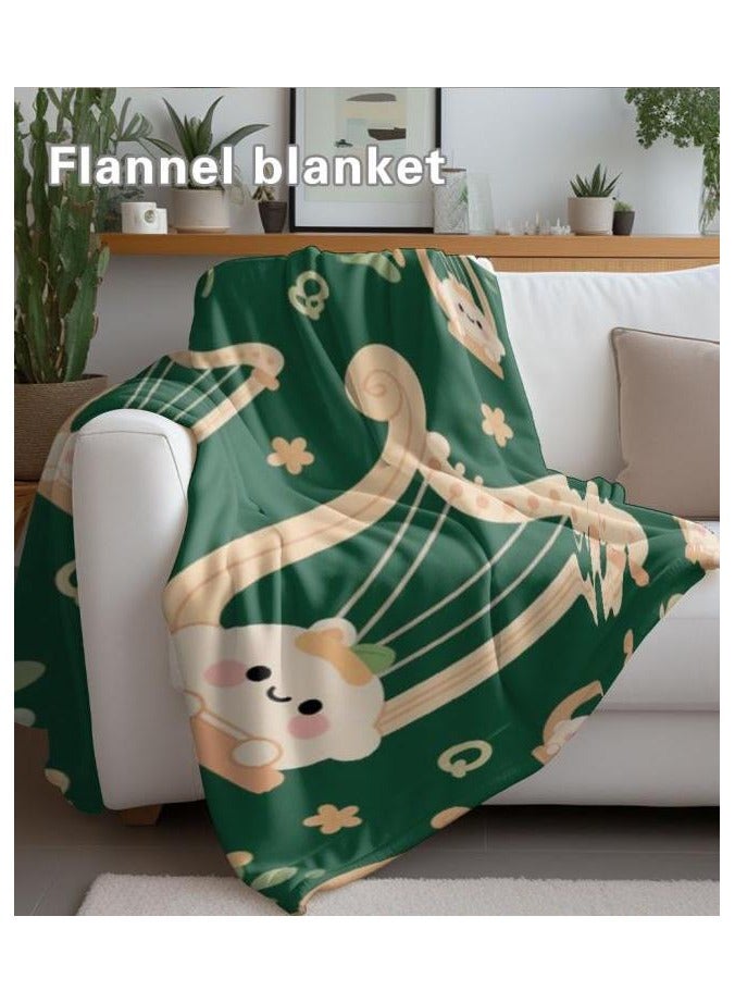general Flannel thin blanket (warm and comfortable, suitable for sleep, gaming, dust removal and sandproof) 150cm*200cm - 1136 - Image 5
