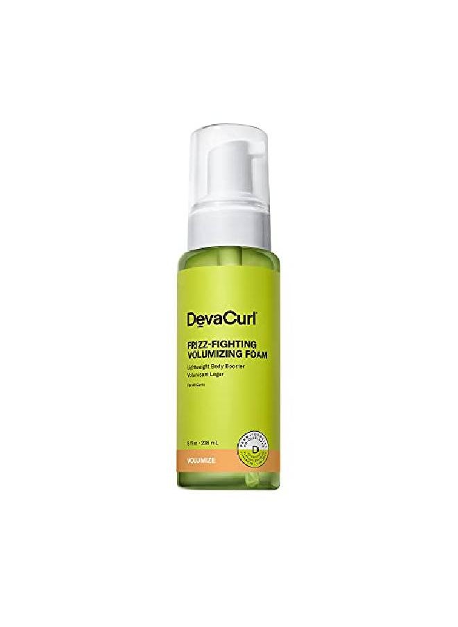 DevaCurl Frizzfighting Volumizing Foam Lightweight Body Booster Superfruits 8 Fl. Oz.  - Image 1