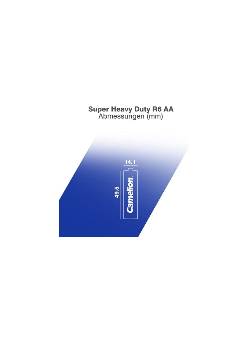 Camelion Camelion AA Super Heavy Duty Zinc-Carbon Batteries - 4+2 Free Pack  - Image 3