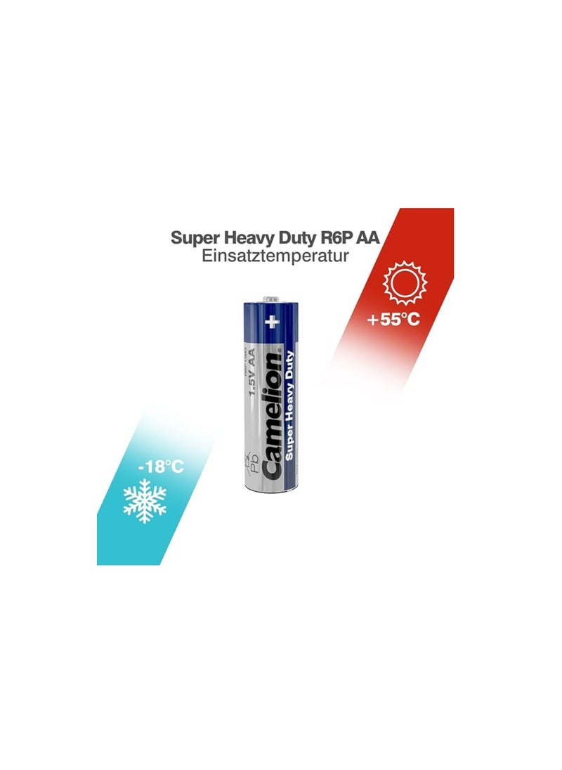 Camelion Camelion AA Super Heavy Duty Zinc-Carbon Batteries - 4+2 Free Pack  - Image 4
