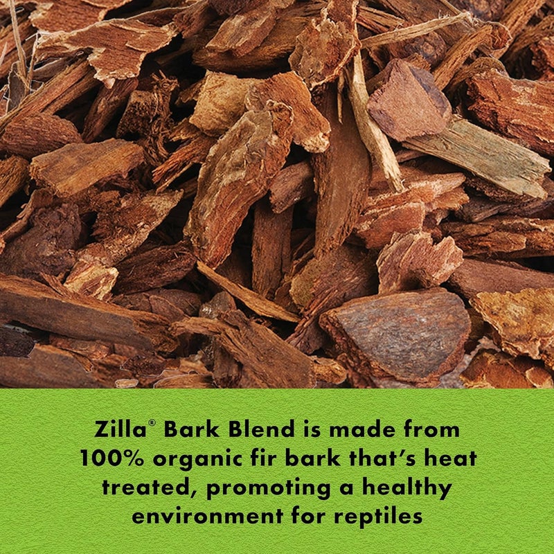 Zilla Reptile Terrarium Bedding Substrate Bark Blend, 8 Quart - Image 2