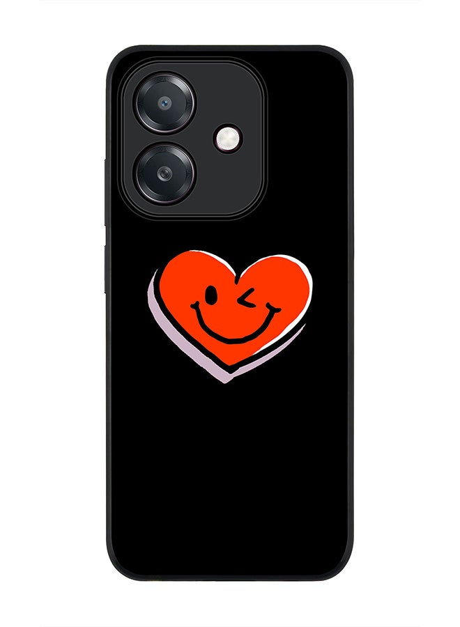 Stylizedd For Oppo A5i Case,Slim fit Camera Protection, Shockproof Thin Phone cover  - Winking Heart