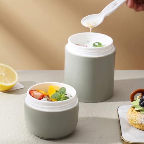 daiDokoro 730ml Stainless Steel Leakproof Lunch Pot/Meal Jar with Foldable Spoon for Office/School/College – Fern Green - Image 2