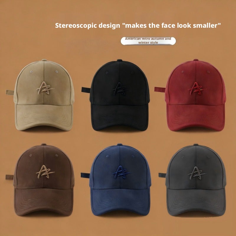 Baseball Cap Korean Style Deep Brim Embroidery Letter Unisex - Image 2