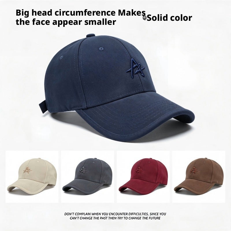 Baseball Cap Korean Style Deep Brim Embroidery Letter Unisex - Image 3