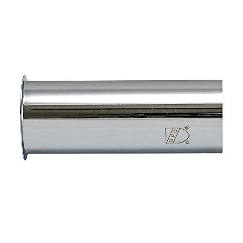EZ-FLO 1-1/2 x 4 Inch 22-Gauge Steel Flanged Sink Tailpiece, Brass Plumbing Fitting, Chrome Finish, 35081 - Image 3