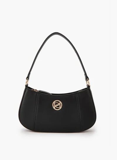Paprika Solid Shoulder Bag with Detachable Strap and Zip Closure