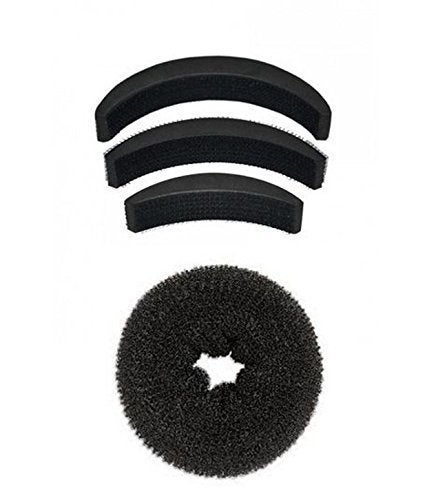Drishti® hair Donuts 3 Different sizes and 3 Banana Puff Makers (Total 6 Pcs) - Image 1