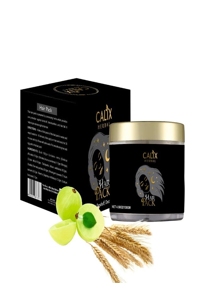كلاليكس هيربال قناع كاليكس العشبي الأيورفيدي للشعر يساعد في مكافحة القشرة، وتفتيح لون الشعر، ومنع تساقطه، وتحفيز نموه، ليمنحكِ شعراً قوياً ولامعاً | مصنوع من مكونات طبيعية - قناع للشعر مناسب لجميع أنواع الشعر للنساء والرجال - 100 غرام - Image 1