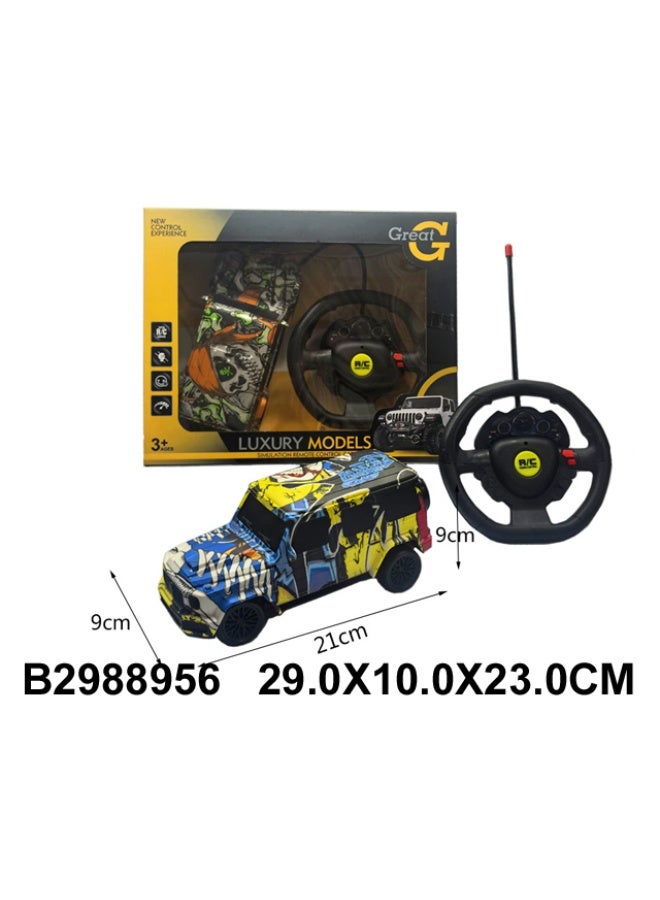 سيارة ريموت كنتورل مقاس  1:18 ملونه 10-2988956