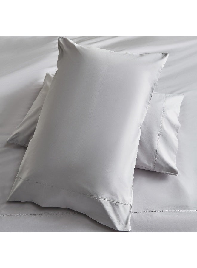 Home Box Purely-percale 2-Piece 300TC Percale Single Duvet Quilt Cover Set 200 x 135 cm - Image 4