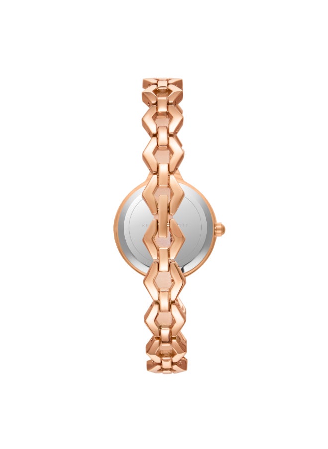 KENNETH SCOTT Women's Stainless Steel Analog Watch K23508-RBKS - 28 mm  - Image 3