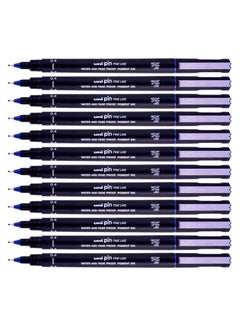 12-Piece Fineline Pen 0.4mm Tip Blue Ink - pzsku/ZC2C1BF3D7BCA3BB24CADZ/45/_/1655910632/751834c4-7c4f-41b7-868b-d67f47bf26d8