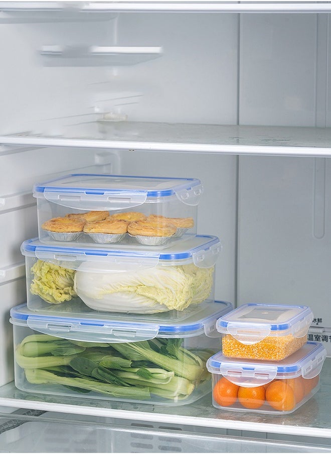 Generic 5PCS Fruit Storage Containers for Fridge Food Storage Container Set with Removable Strainer, Lid with Strainer, Fruit  Vegetable Crisper, BPA-Free Plastic Produce Crisper for Long-Term Freshness  - Image 3