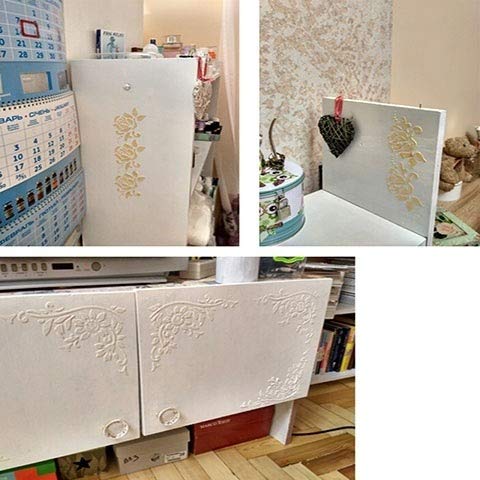 SLGIFT DIY Decorative Stencil Template for Painting on Walls Furniture Crafts (Bird Flower) - Image 2
