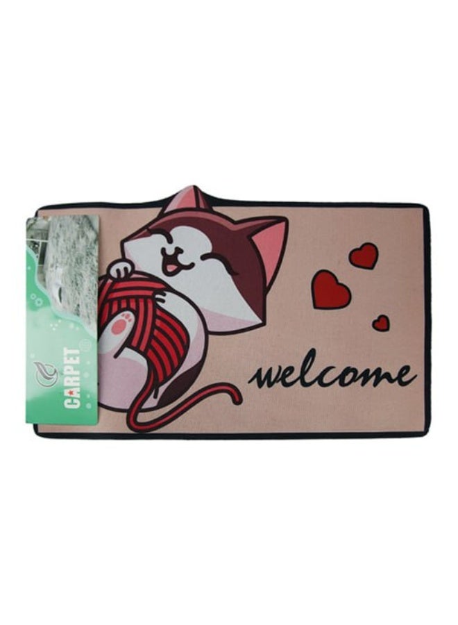 Soft Rectangular Design Multi-Purpose Floor Mat for Kitchen, Bathroom, and Entrance, Approx. 45 x 60 cm - Image 2