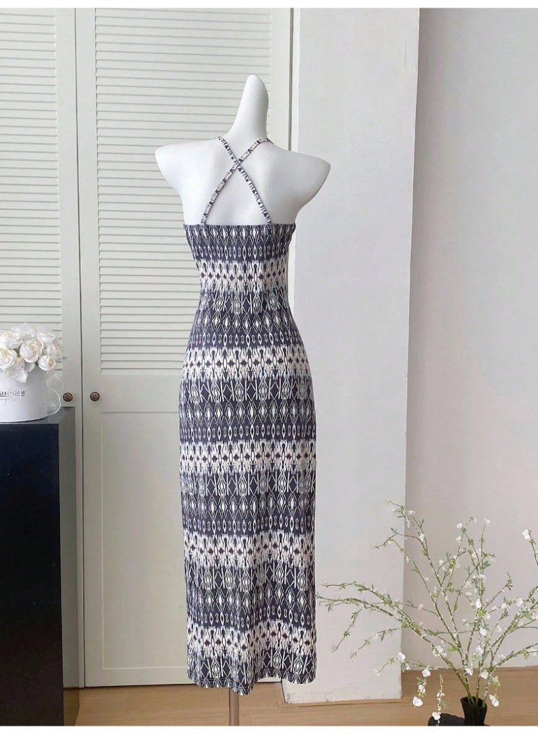 SHEIN Casual Geometric Print Cami DresSS - Image 2
