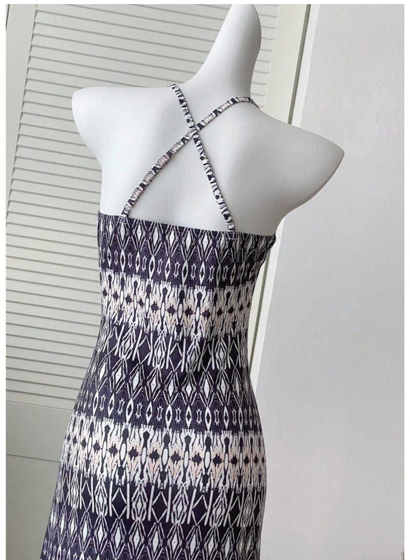 SHEIN Casual Geometric Print Cami DresSS - Image 3