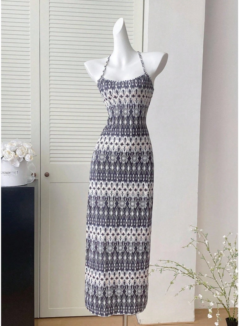 SHEIN Casual Geometric Print Cami DresSS - Image 4