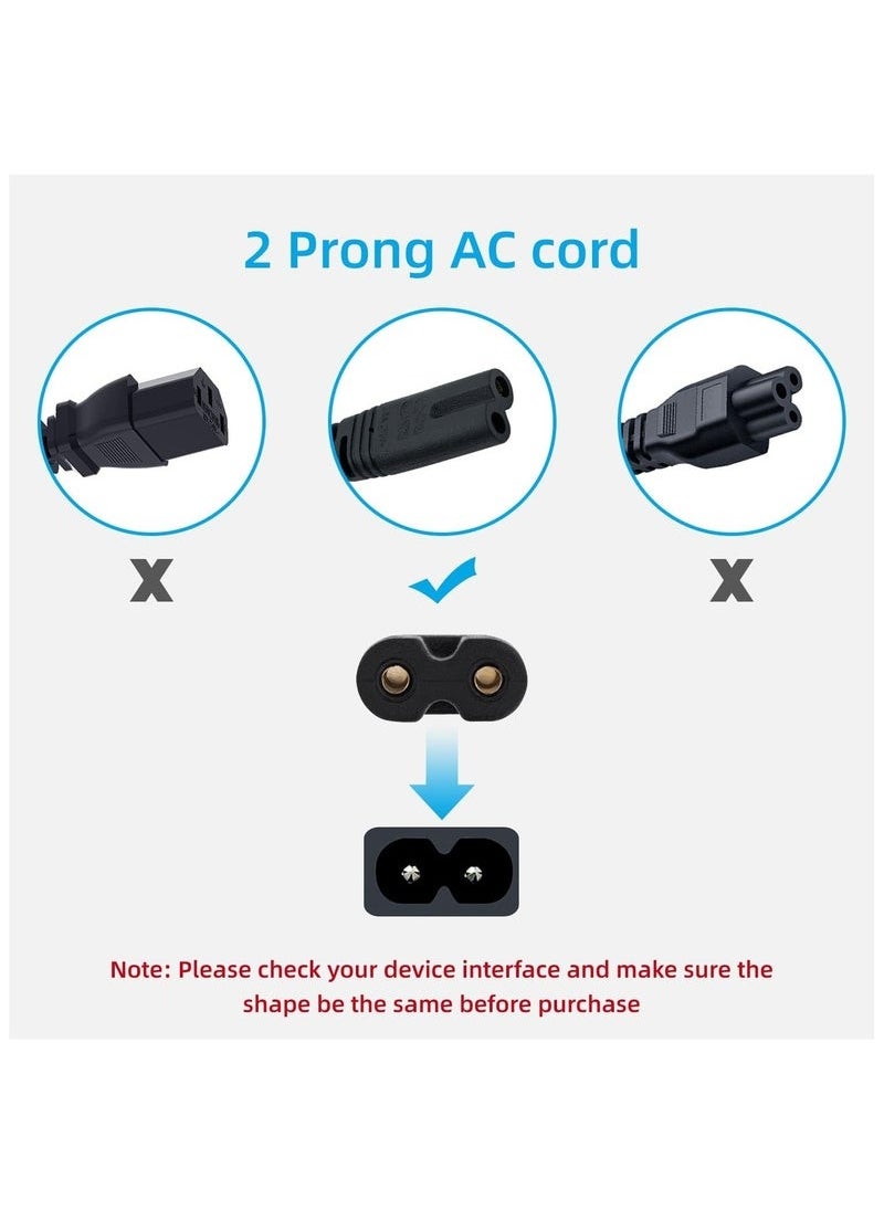 UK Power Cord (IEC320C7 to BS 1363) C7 Figure 8 Power Cord, PS4 Power Cord, Kettle Cord/1.5m Power Cord Compatible with Samsung LG Philips Toshiba TV/Printer/PS4/PS3/PS5