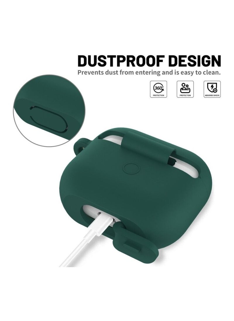 Shockproof Apple Airpods 3 Case, Silicone Soft Protective Cover Case For Airpods 3 Blue  - Image 5