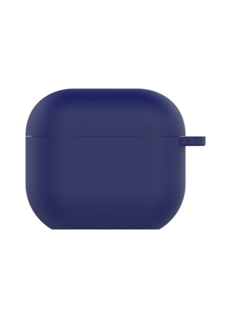 Shockproof Apple Airpods 3 Case, Silicone Soft Protective Cover Case For Airpods 3 Blue  - Image 2
