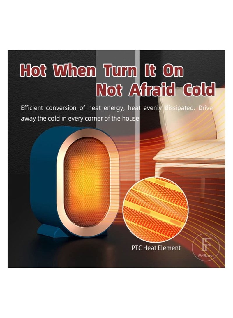 Arabest Space Heater, Indoor Space Heater 1200w Dual Speed Adjustment, Ceramic Heating Anti-dumping And Anti-overheating, Safe And Environmentally Friendly - Image 2