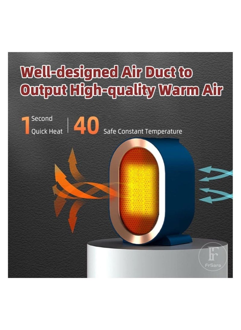 Arabest Space Heater, Indoor Space Heater 1200w Dual Speed Adjustment, Ceramic Heating Anti-dumping And Anti-overheating, Safe And Environmentally Friendly - Image 3